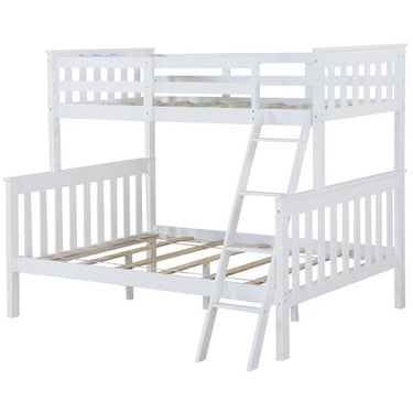 Kawamoto Twin Over Full Solid Wood Standard Bunk Bed by Viv + Rae